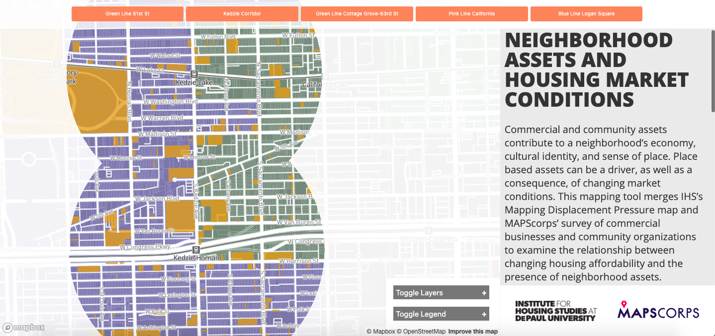 Understanding Displacement Pressure for Community Assets: Results from the Connect Chicago Innovation Program